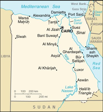 Map of Egypt ... Shift+R improves the quality of this image. Shift+A improves the quality of all images on this page. undefined