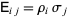  E_(ij)=rho_isigma_j 