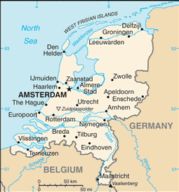 Map of Netherlands