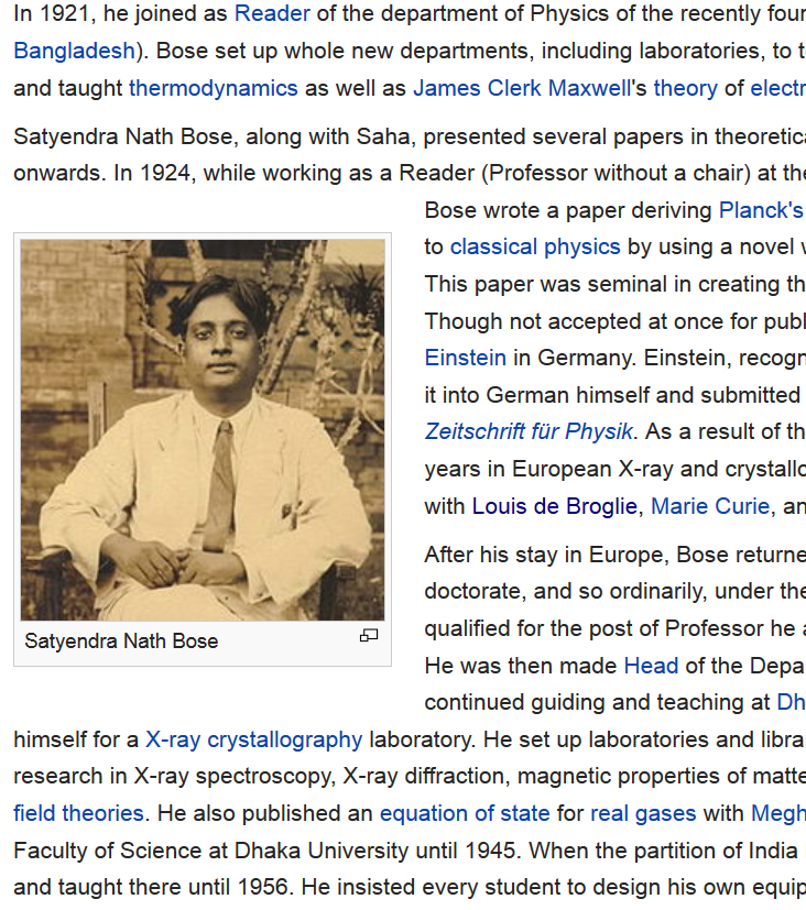 Boston energy  Satyendra Nath bose
